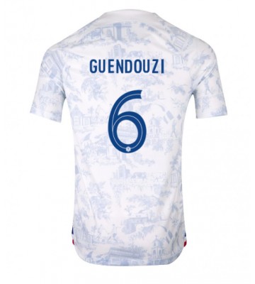 Francja Matteo Guendouzi #6 Koszulka Wyjazdowych MŚ 2022 Krótki Rękaw